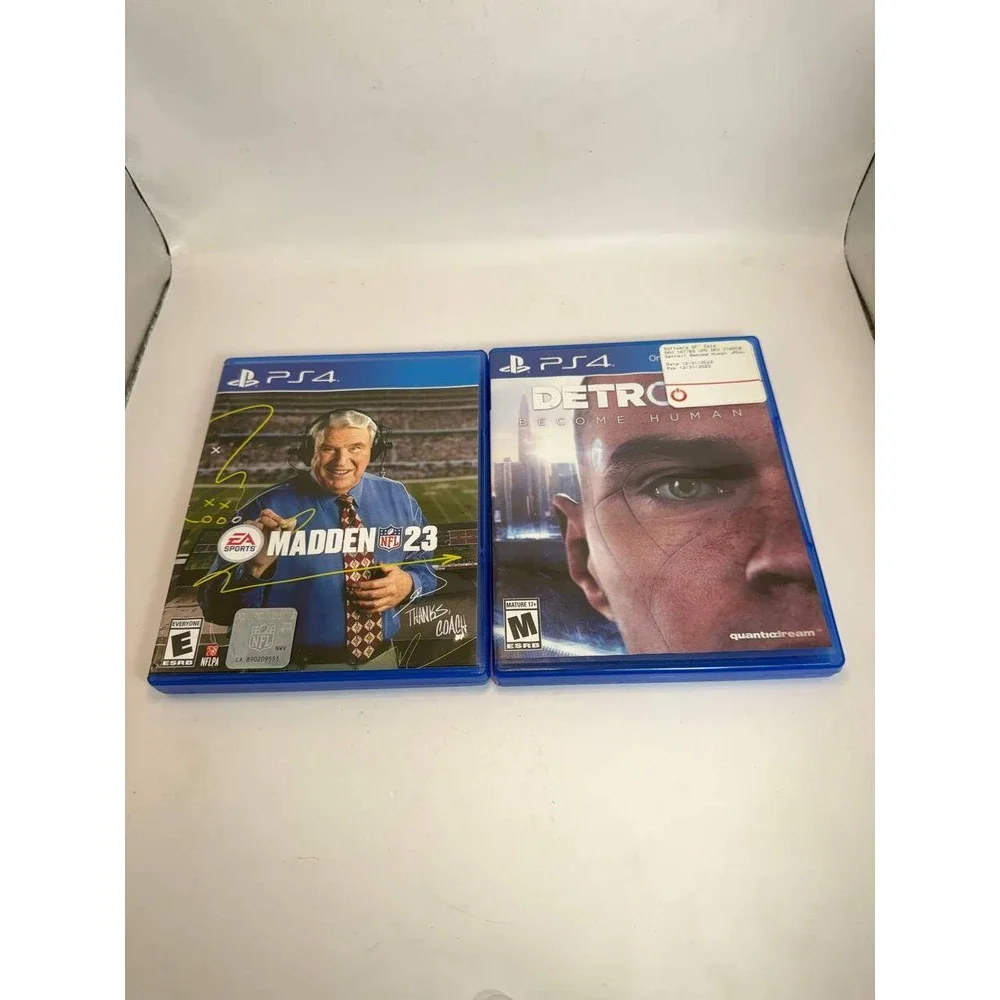 PS4 Game Bundle Spider-Man Miles Morales Detroit Madden 23 Kingdom Come 6 Games